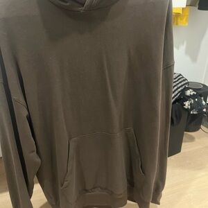 ALO Brown Hoodie with Front Pocket